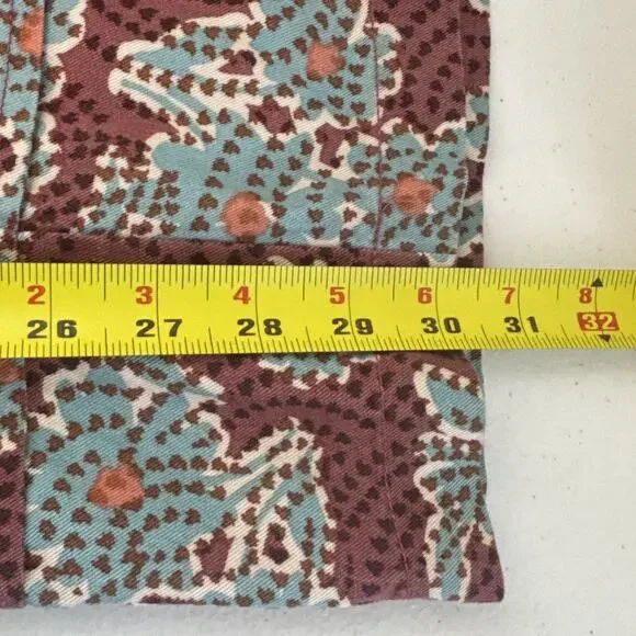 Anthropologie Jumpsuit Womens Small Mauve The Somerset Ruched Short Sleeve - Picture 15 of 16